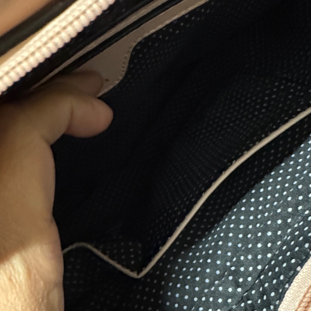 Christian Lacroix Light Pink Perforated Tote - Picture 5 of 6